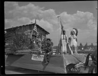 Camp Baldy Historical Society parade float at Los Angeles County Fair, Pomona, 1936