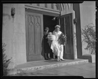 Wilson Willett Phelps and former Jacqueline Smith on their wedding day, 1935