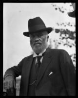 Rancher Cyrus A. Kirkpatrick after killing two men on his property, Antelope Valley, 1925