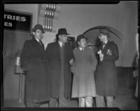 Mexican diplomatic party at Grand Central Air Terminal, Glendale, 1936