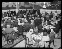 Salvation Army serves Christmas dinner for the needy and homeless, Los Angeles, 1934