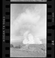 Experimental fire in Lodi Canyon, Calif., 1986