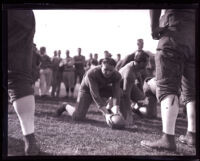 USC football player Jeff Cravath, Los Angeles, 1924-26