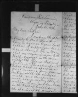 Photograph of a letter from Captain Eugene Joseph Harrington to his sister, Anna Harrington of Boston (page 1 of 4), 1936