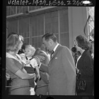 William E. Miller, Vice Presidential candidate campaigning in California, 1964