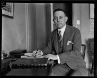 Norval White headed of the office of American Petroleum Institute, Los Angeles, 1930