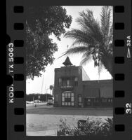 Restored Firehouse No.1 in El Pueblo de Los Angeles State Park, 1987