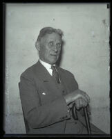 Sculptor A. Phimister Proctor at the Savoy Hotel, Los Angeles, 1931