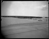 Bridge near Bay Shore Camp, Newport Beach, [1931?]