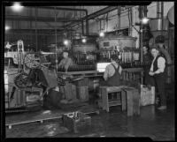 Interior of Los Angeles Brewing Company, Los Angeles, 1933