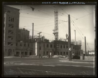 St. Vincent's Hospital under construction, Los Angeles, 1926