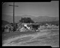 Buildings ruined by a severe flood following heavy rains, La Crescenta-Montrose, 1934