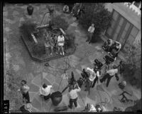 Bird’s-eye view of Dr. Ralph Willard and Stephen Simkhovitch, Los Angeles, 1935