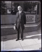 Bishop James Cannon, Jr., Los Angeles County, 1929