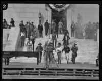 Cornerstone laying ceremony at new City Hall, Los Angeles, 1927