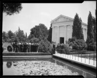 William Andrews Clark III laid to rest at Hollywood Cemetery, Los Angeles, 1932