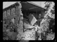 Earthquake-damaged County Jail, Santa Barbara, 1925