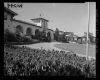 Know Your City No.229 Front grounds and façade of Eastern Star Home at 11725 Sunset Blvd. Los Angeles, Calif