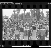 ERA walkathon on Women's Equality Day in Venice, Calif., 1979