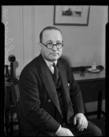 Second assistant Postmaster-General, W. Irving Glover, circa 1933