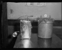 Still on a table with some connection to the Angelus Temple, Los Angeles, 1930-1933