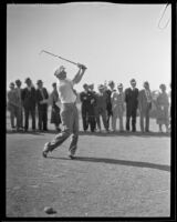 Unidentified golfer at the Los Angeles Open, 1933