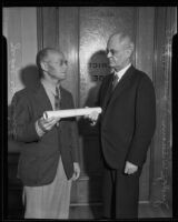 Judge William P. James and Judge Leon R. Yankwich, Los Angeles, 1935