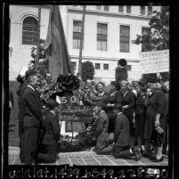 Memorial ceremony for the 50th Anniversary of the Armenian Massacre at Los Angeles City Hall, 1965