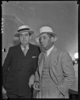 Dave Allen testifies on behalf of Jerry Giesler, Los Angeles, 1934