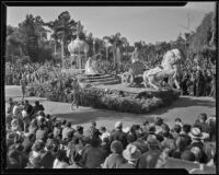 "Conquest of India by Alexander the Great" float at the Tournament of Roses Parade, Pasadena, 1936