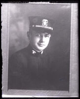 Naval portrait of Danford M. Baker, Jr., vice president of Pacific Mutual Life Insurance, circa 1917