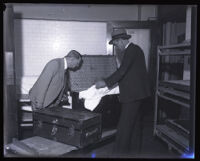 Evidence related to the Winnie Ruth Judd murder trial, Los Angeles, 1931