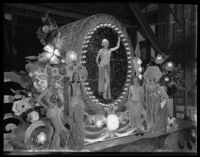 "Cameo of Jewels" float at the Electrical Parade in the Memorial Coliseum, Los Angeles, 1932