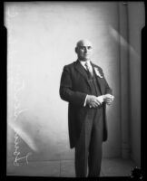 Louis Sentous, French Consul, Los Angeles, circa 1920-1927