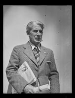 Author Zane Grey returns from Australia, Los Angeles, 1936