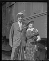 Mr. Kalmus, co-founder of Technicolor, and Mrs. Kalmus, color director for Technicolor films