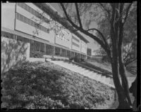 Grandstand facade at Santa Anita Park, Arcadia, 1936