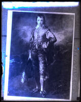 Famed "Blue Boy" painting by Thomas Gainsborough, Los Angeles, 1921