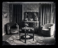 Sitting room in the penthouse of the Oviatt Building, Los Angeles, 1930