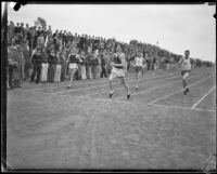 Race with runners from the University of California and the Los Angeles Athletic Club at UCLA, Los Angeles, 1932