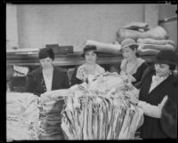 Assistance League members at the new thrift shop, Los Angeles, 1933