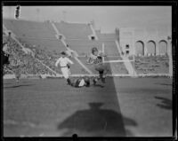 Football game between the UCLA Bruins and the St. Mary's Gaels at the Coliseum, Los Angeles, 1931