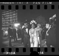 Cicely Tyson and Arthur Mitchell arriving at the 45th annual Academy Awards in Los Angeles, Calif., 1973