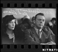 Jane Emerson at her divorce trial, Los Angeles, 1935