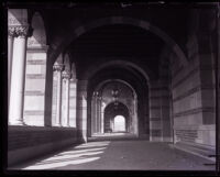 Royce Hall arcade, Los Angeles, 1929