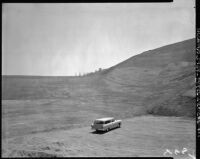 Primary grading for Dodger Stadium in Chavez Ravine, Los Angeles (Calif.)