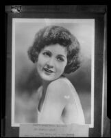 Actress Merna Kennedy in a publicity still [rephotographed], Los Angeles, 1926