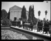 William Andrews Clark III laid to rest at Hollywood Cemetery, Los Angeles, 1932