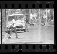 Two men in suspected drug deal in Los Angeles, Calif., 1986