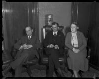 Judges Arthur Keetch, Edward Bishop, and Georgia Bullock, Los Angeles, [1926-1939]